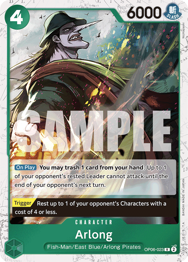 Arlong - onepiece TCG Card