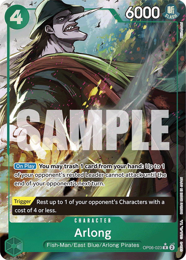 Arlong - onepiece TCG Card