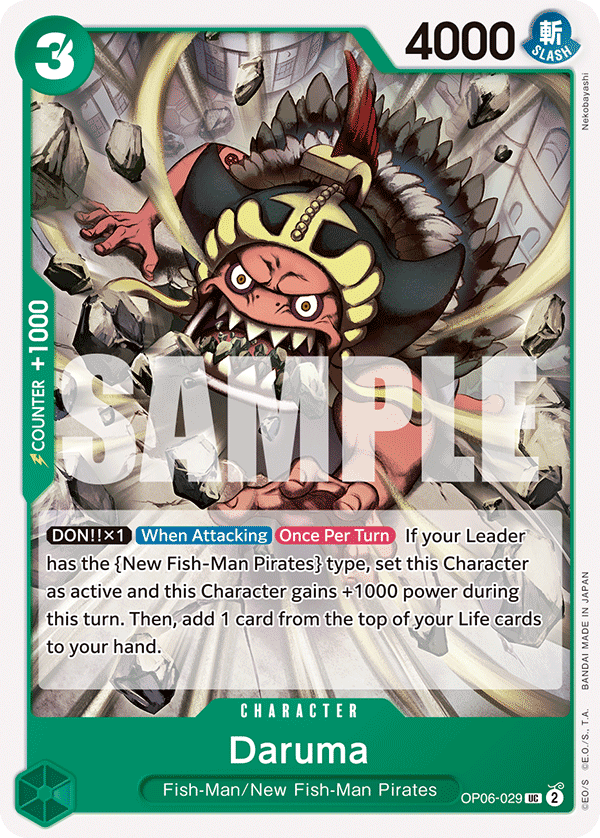Daruma - onepiece TCG Card