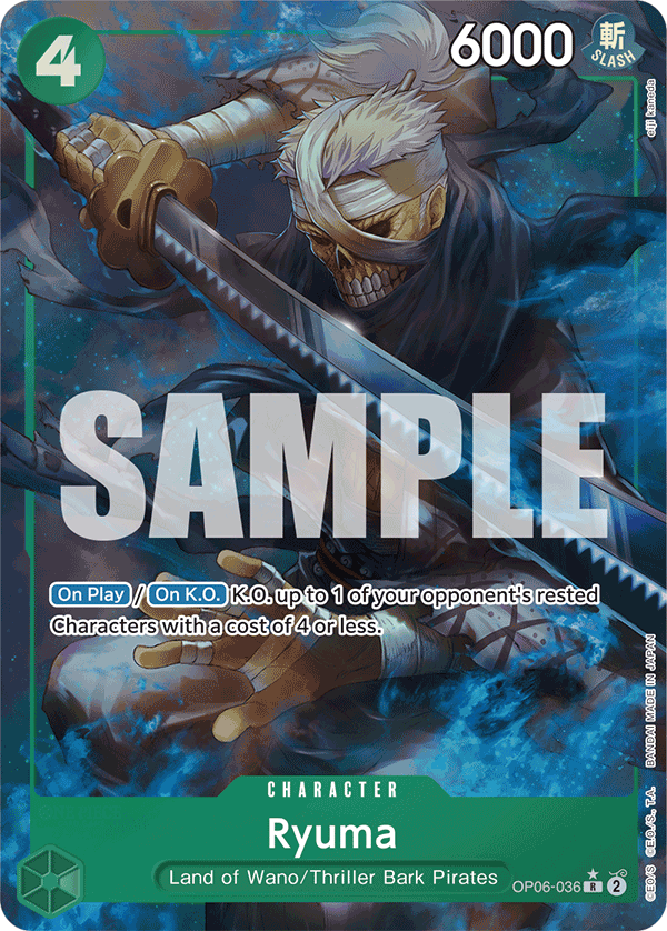 Ryuma - onepiece TCG Card
