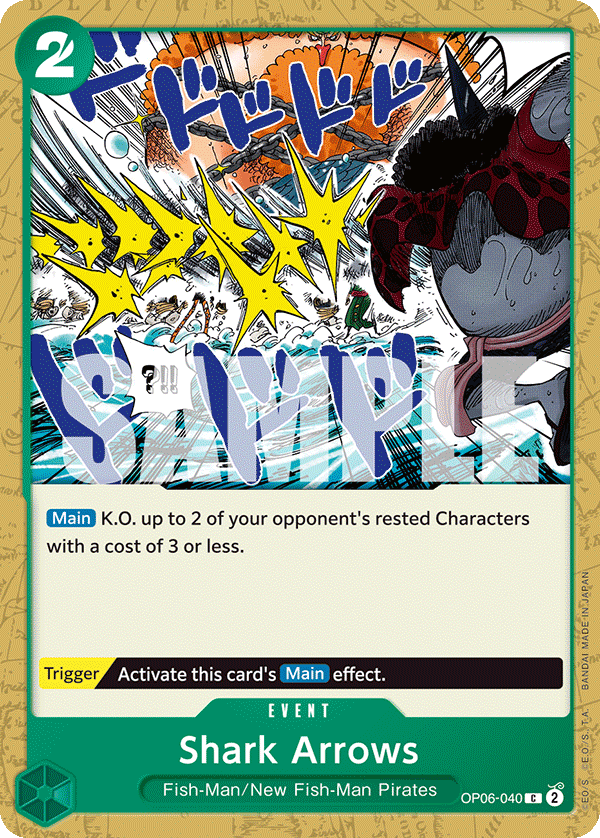 Shark Arrows - onepiece TCG Card