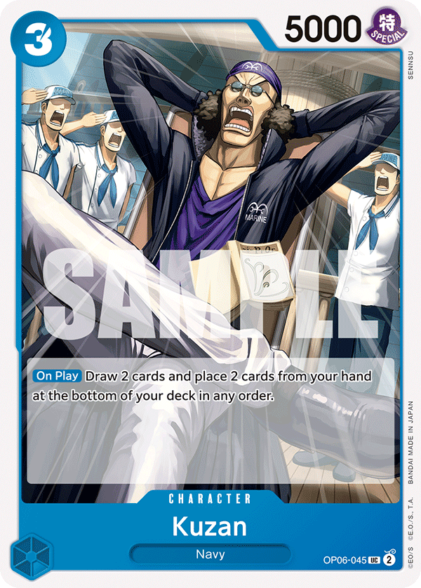 Kuzan - onepiece TCG Card