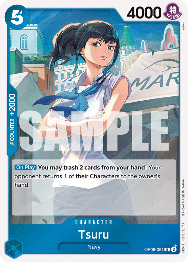 Tsuru - onepiece TCG Card