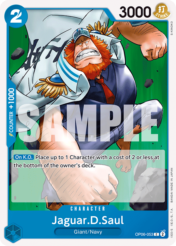 Jaguar.D.Saul - onepiece TCG Card