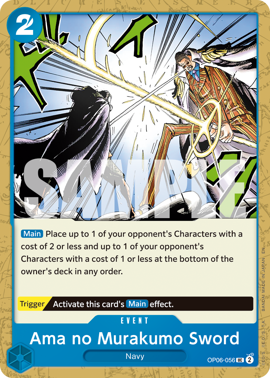 Ama no Murakumo Sword - onepiece TCG Card