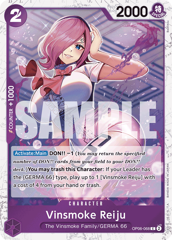 Vinsmoke Reiju - onepiece TCG Card