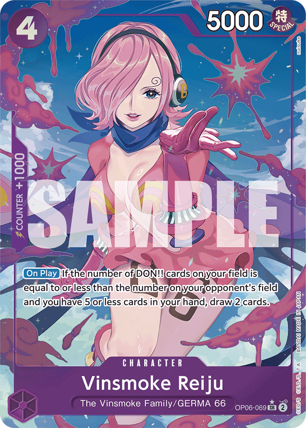 Vinsmoke Reiju - onepiece TCG Card
