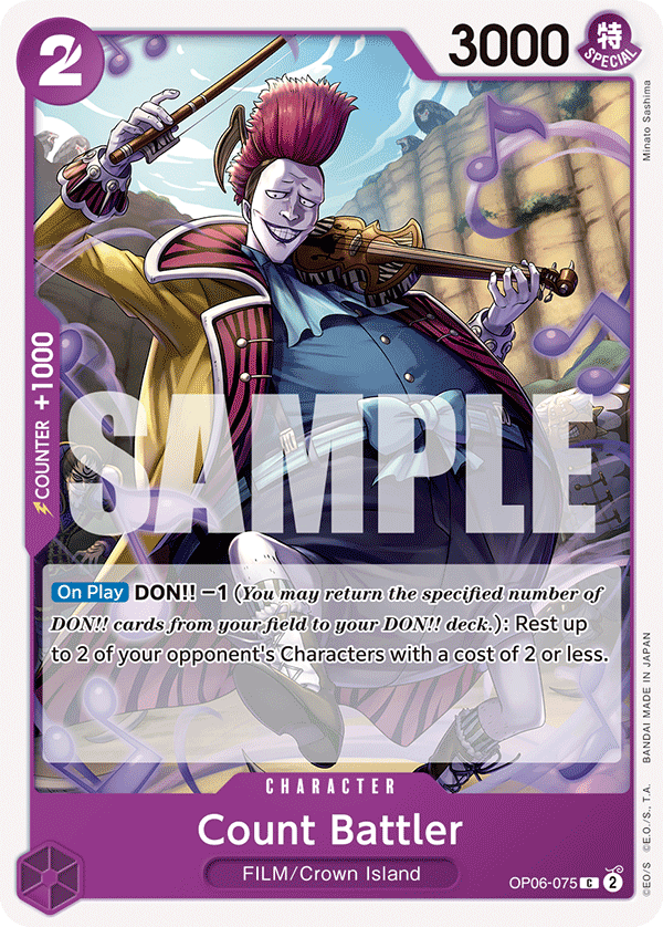 Count Battler - onepiece TCG Card