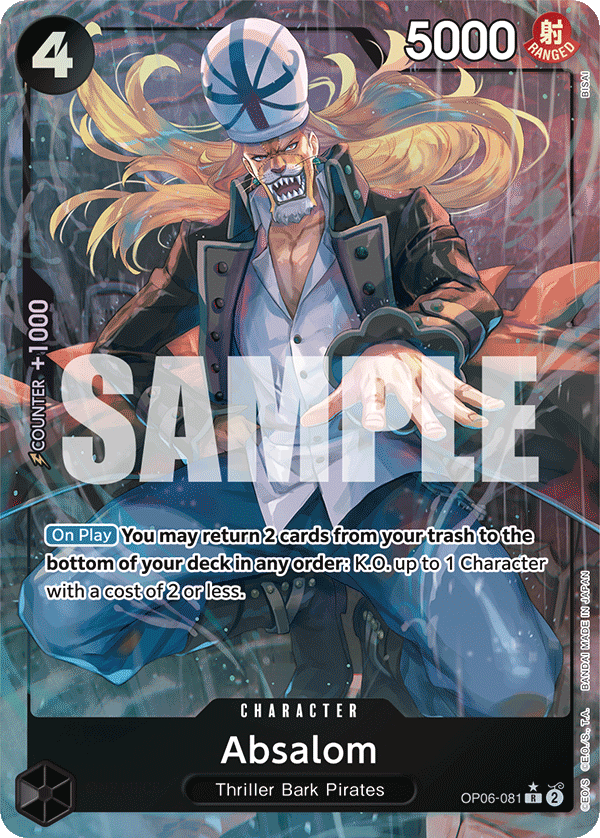 Absalom - onepiece TCG Card