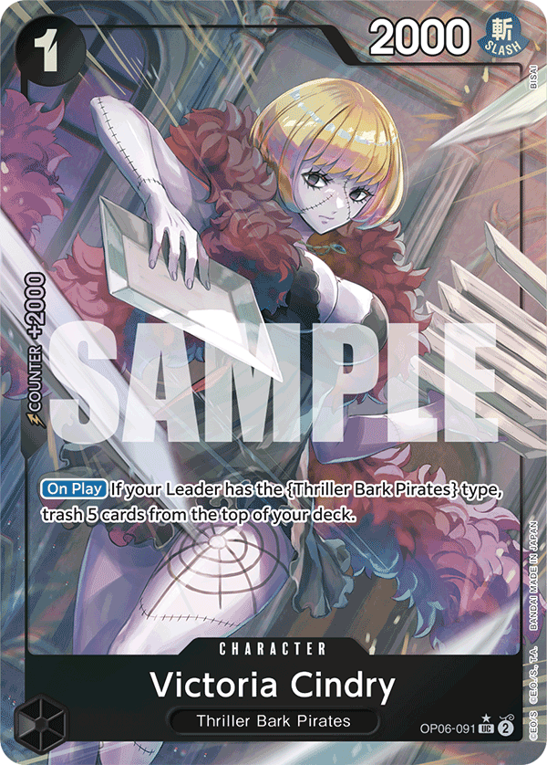Victoria Cindry - onepiece TCG Card
