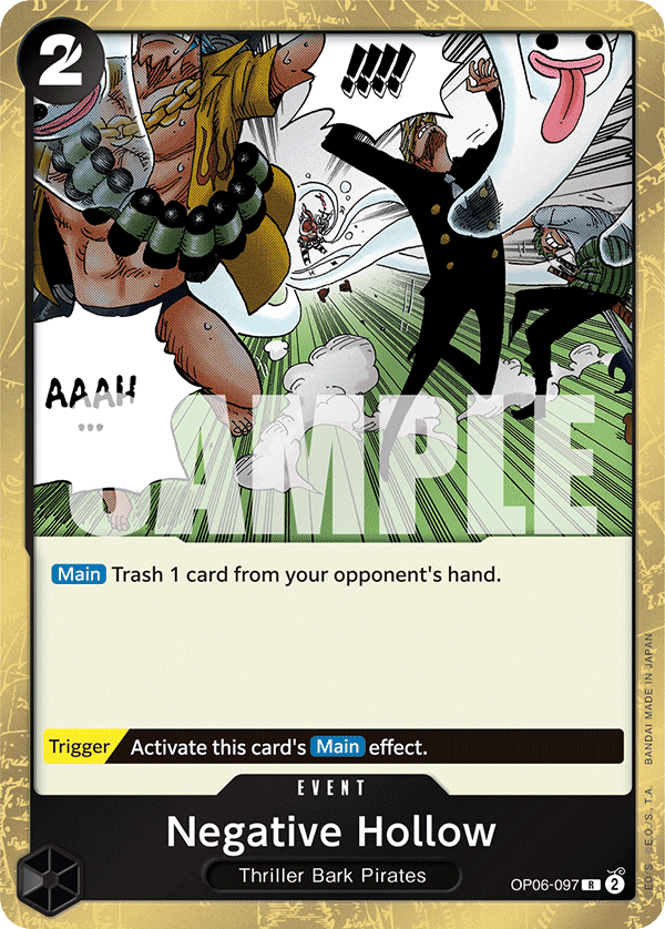 Negative Hollow - onepiece TCG Card