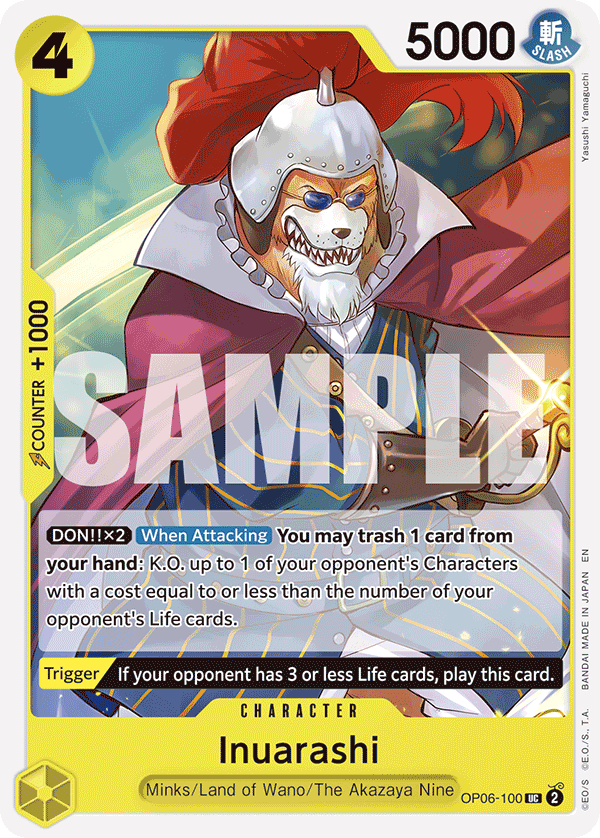 Inuarashi - onepiece TCG Card