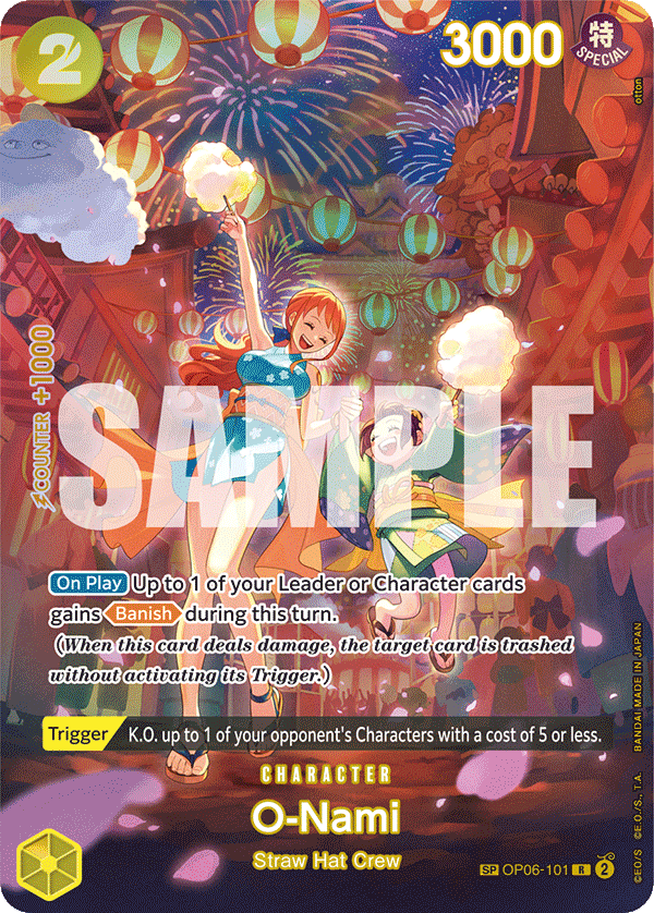O-Nami - onepiece TCG Card