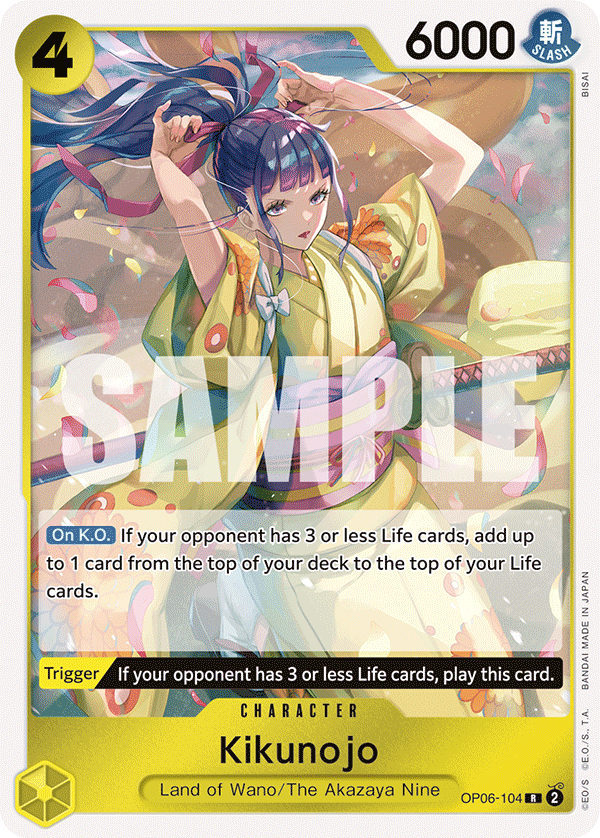 Kikunojo - onepiece TCG Card