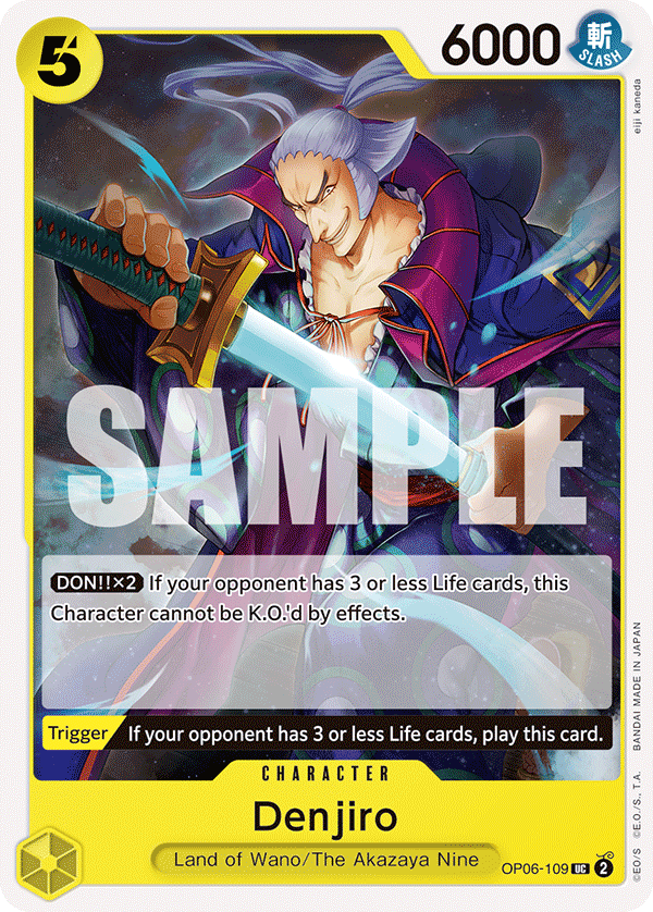 Denjiro - onepiece TCG Card