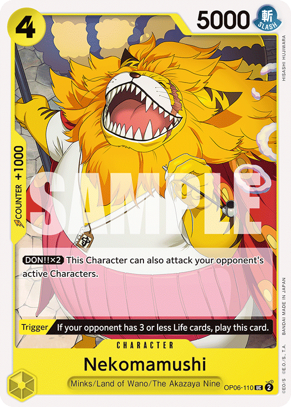 Nekomamushi - onepiece TCG Card
