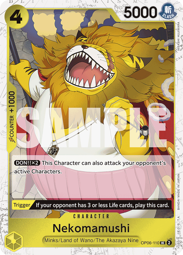 Nekomamushi - onepiece TCG Card