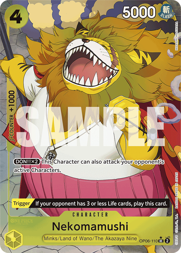 Nekomamushi - onepiece TCG Card