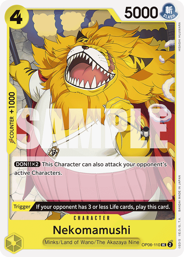 Nekomamushi - onepiece TCG Card