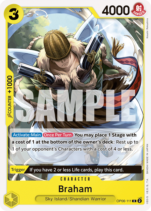 Braham - onepiece TCG Card