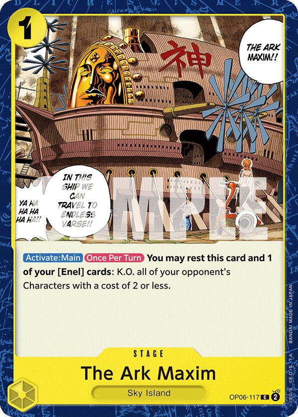 The Ark Maxim - onepiece TCG Card