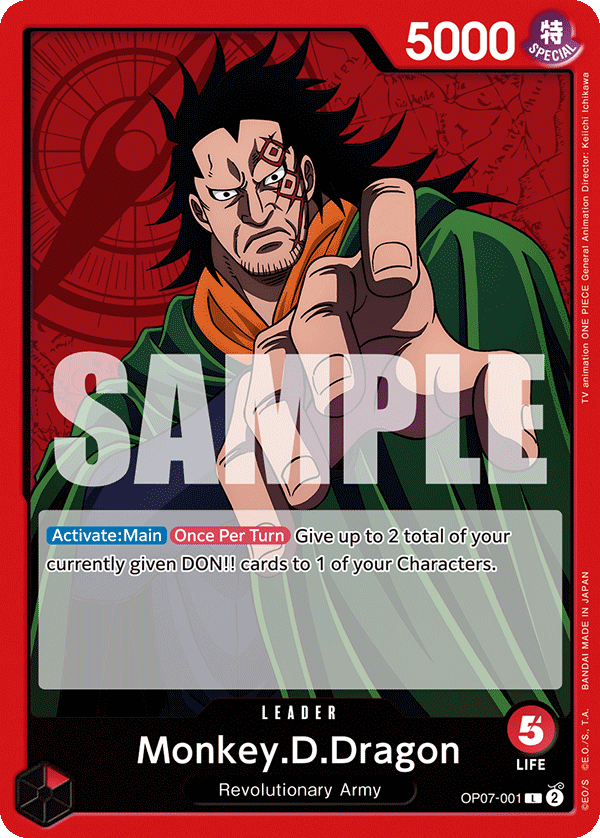 Monkey.D.Dragon - onepiece TCG Card