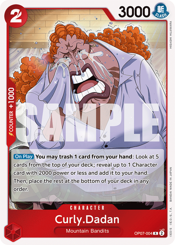 Curly.Dadan - onepiece TCG Card