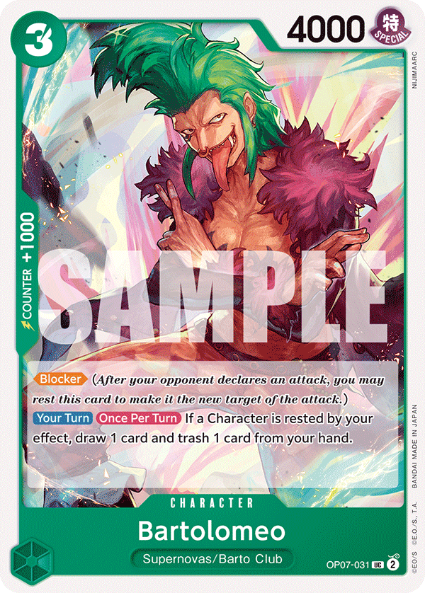Bartolomeo - onepiece TCG Card