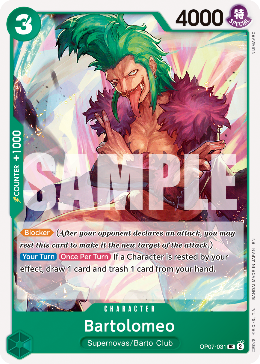 Bartolomeo - onepiece TCG Card