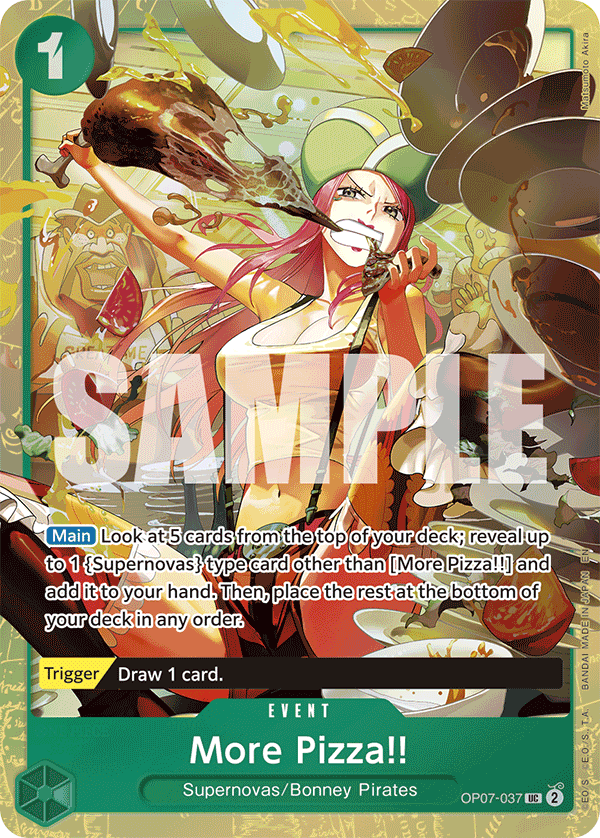 More Pizza!! - onepiece TCG Card