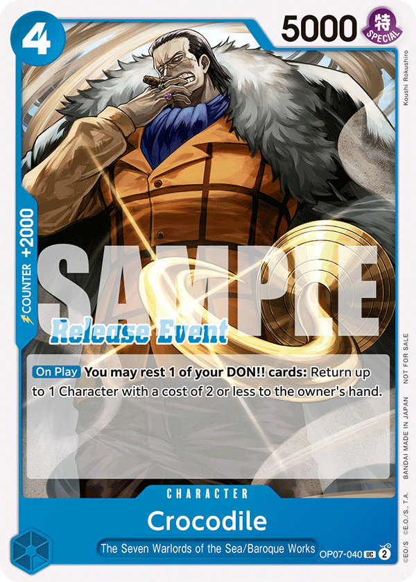 Crocodile - onepiece TCG Card