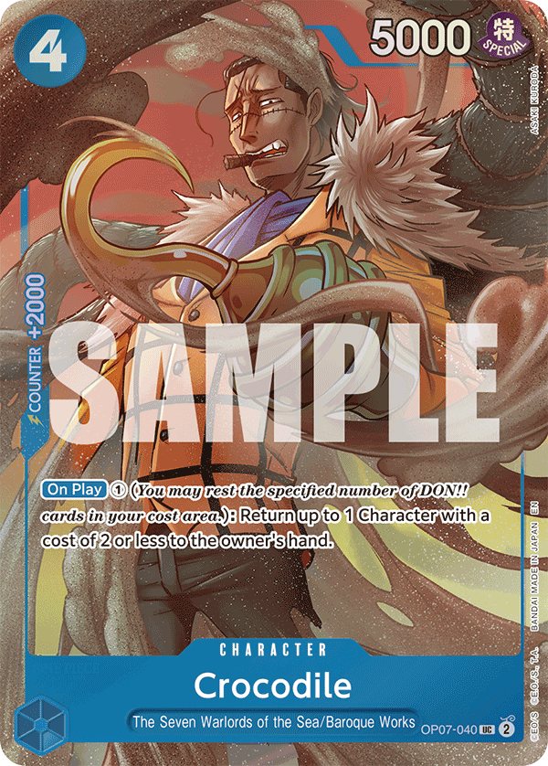 Crocodile - onepiece TCG Card