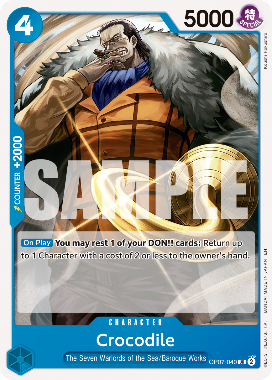 Crocodile - onepiece TCG Card