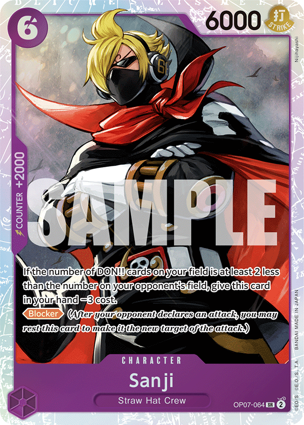 Sanji - onepiece TCG Card