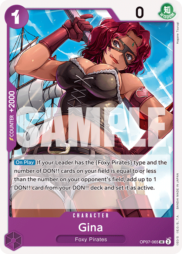 Gina - onepiece TCG Card