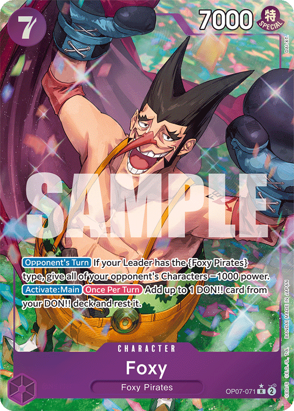Foxy - onepiece TCG Card