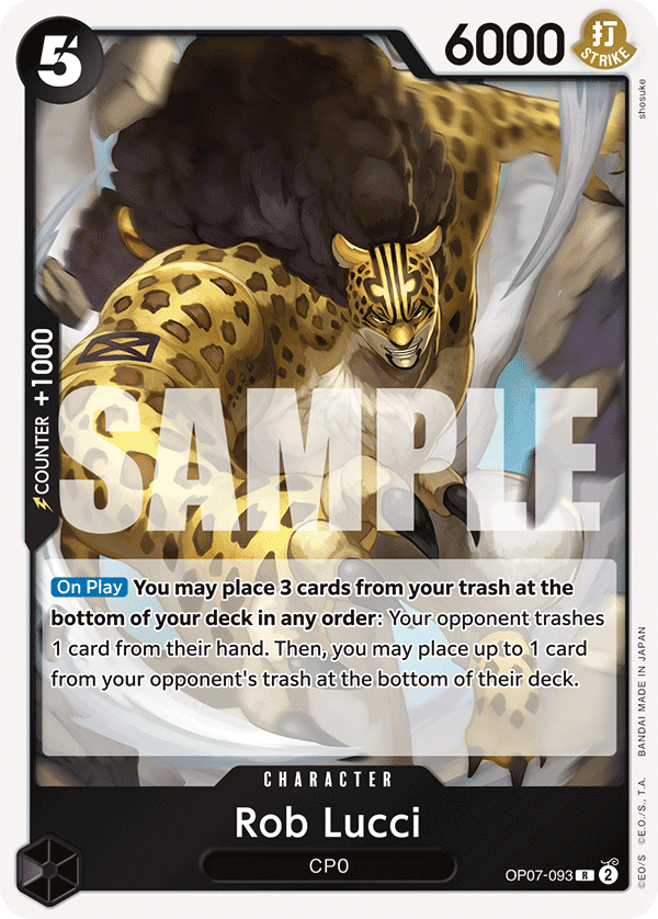 Rob Lucci - onepiece TCG Card