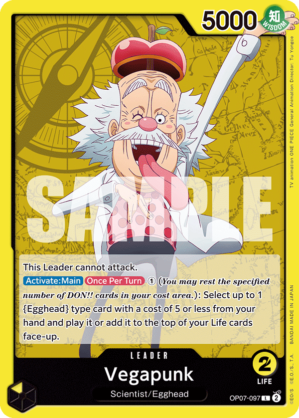 Vegapunk - onepiece TCG Card