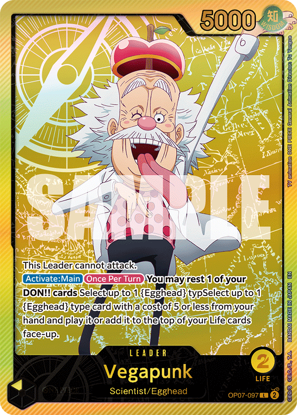 Vegapunk - onepiece TCG Card