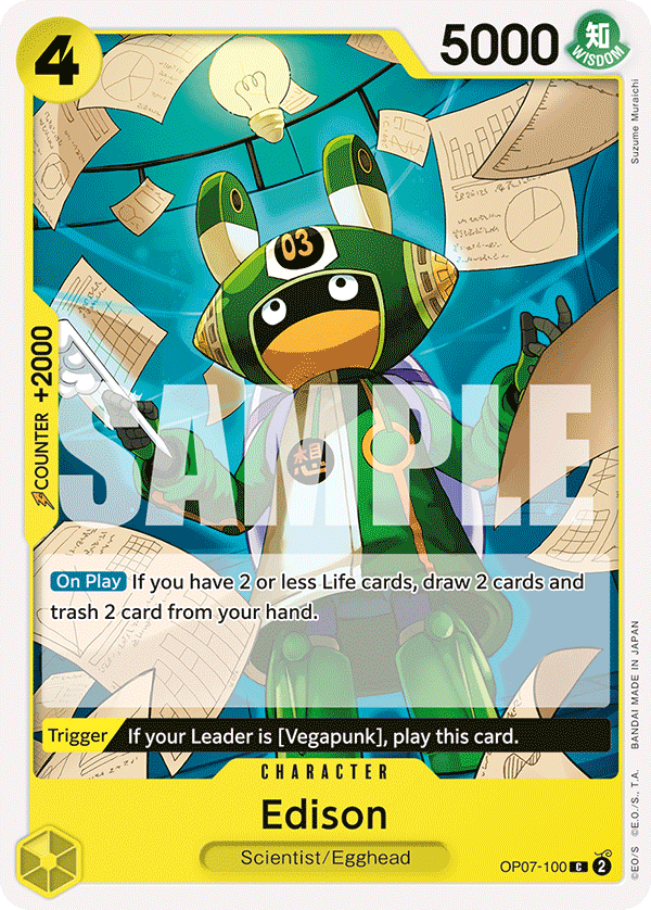 Edison - onepiece TCG Card