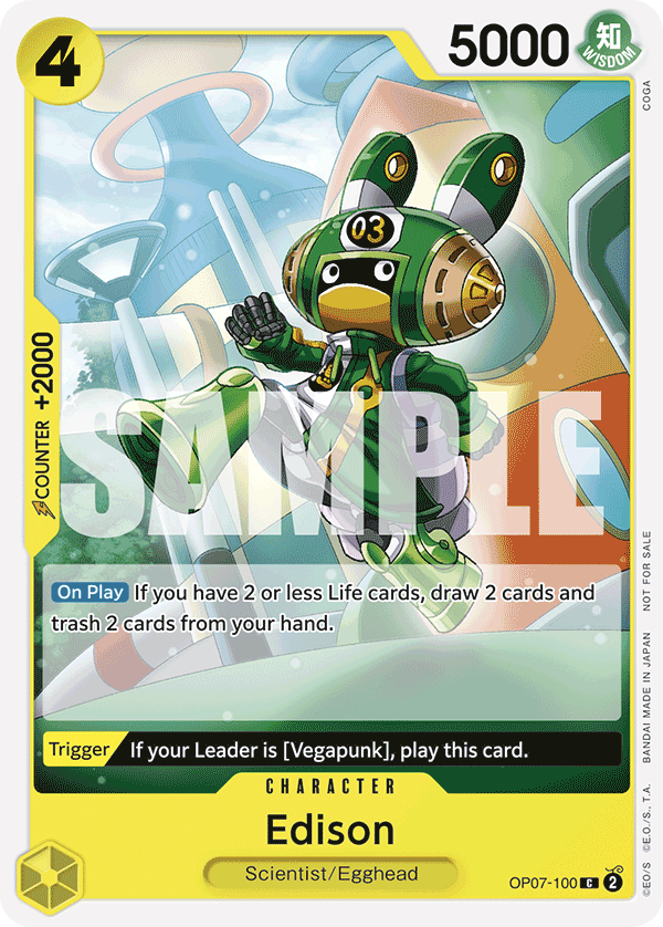 Edison - onepiece TCG Card