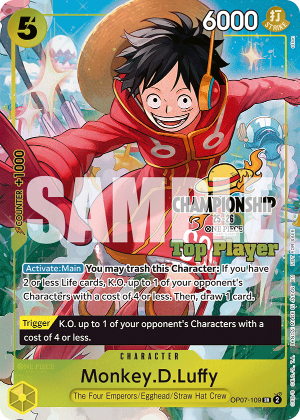 Monkey.D.Luffy - onepiece TCG Card