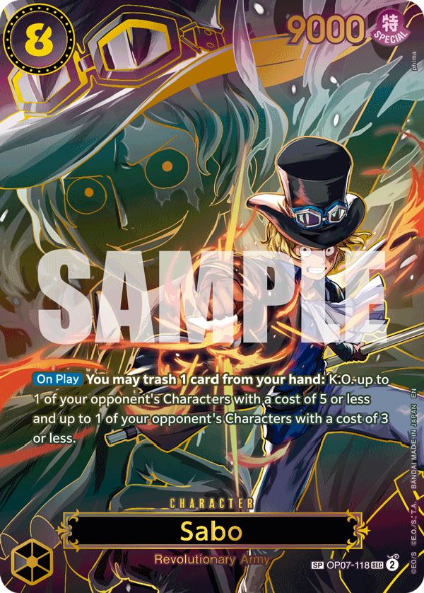 Sabo - onepiece TCG Card