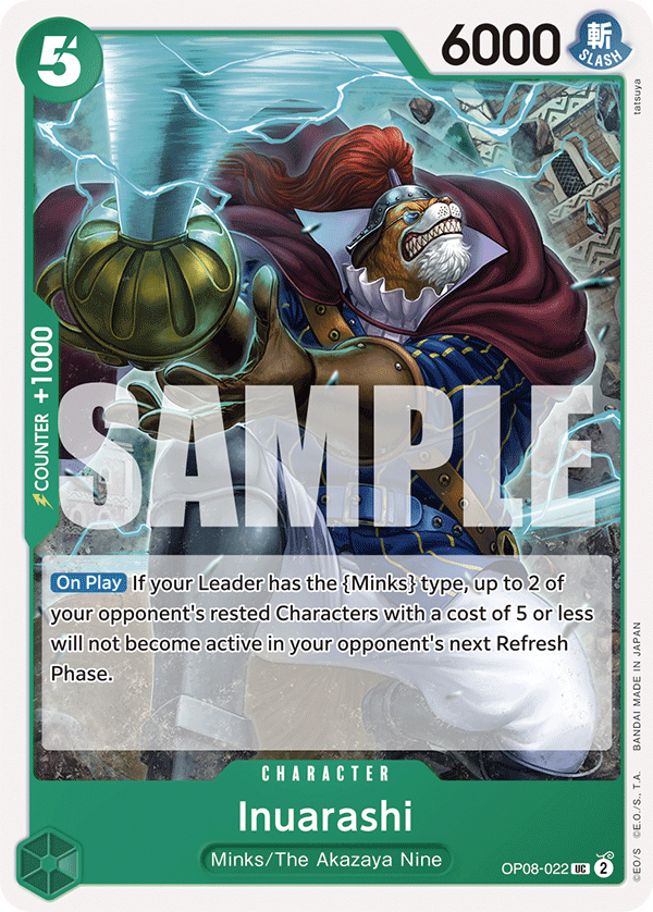 Inuarashi - onepiece TCG Card