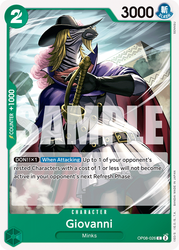 Giovanni - onepiece TCG Card