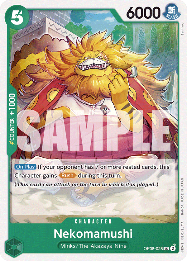 Nekomamushi - onepiece TCG Card