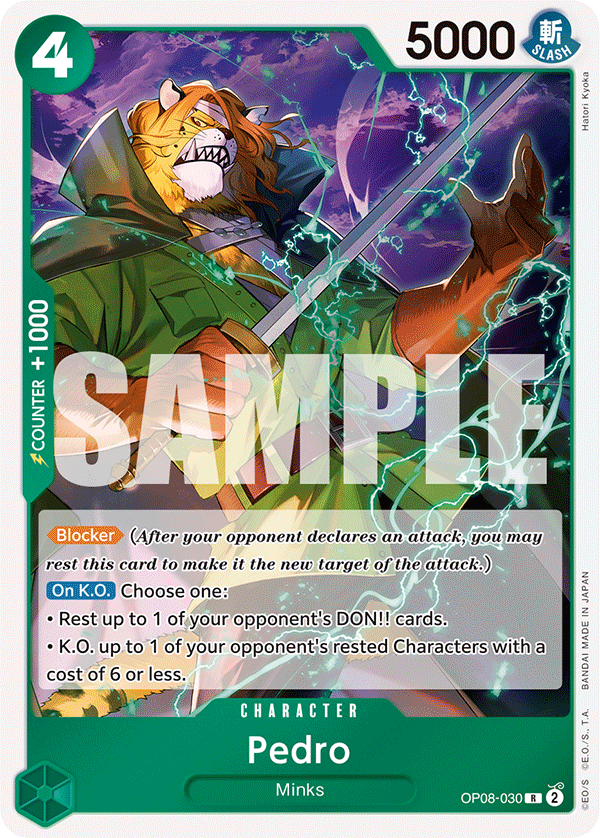 Pedro - onepiece TCG Card