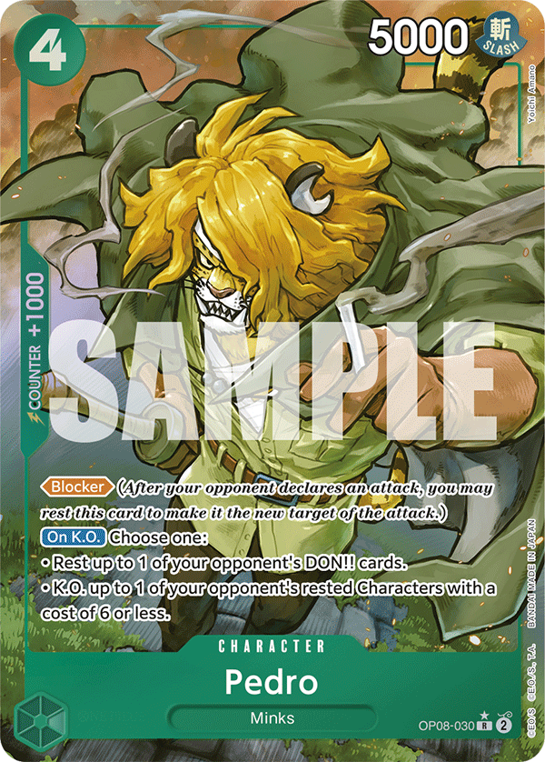 Pedro - onepiece TCG Card
