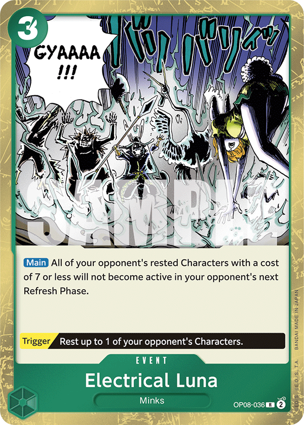 Electrical Luna - onepiece TCG Card