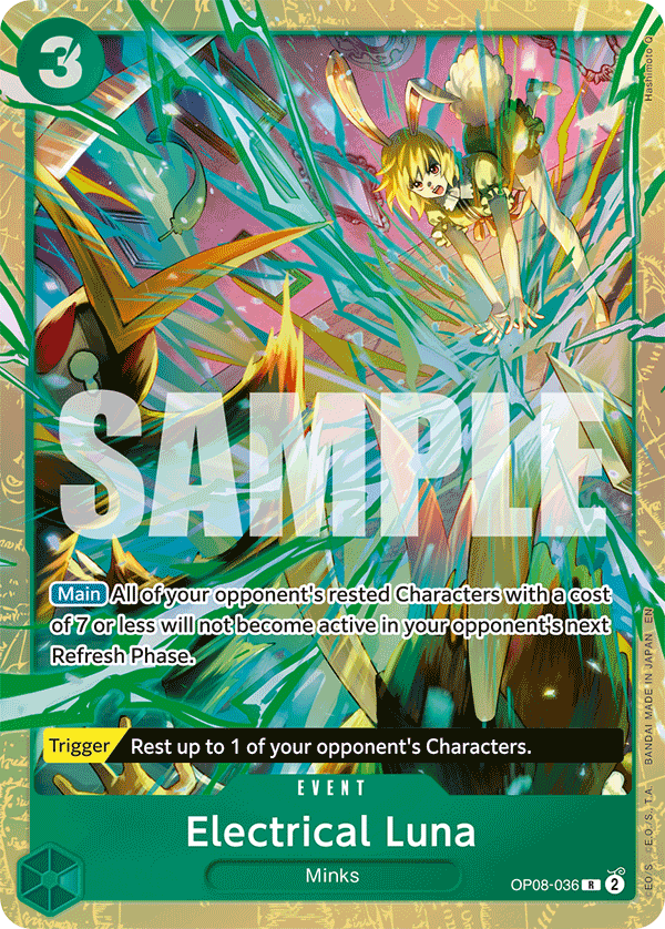 Electrical Luna - onepiece TCG Card